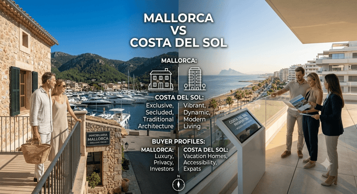 Mallorca vs. Costa del Sol: Wie Sich Zwei Spanische Küsten für Käufer Vergleichen