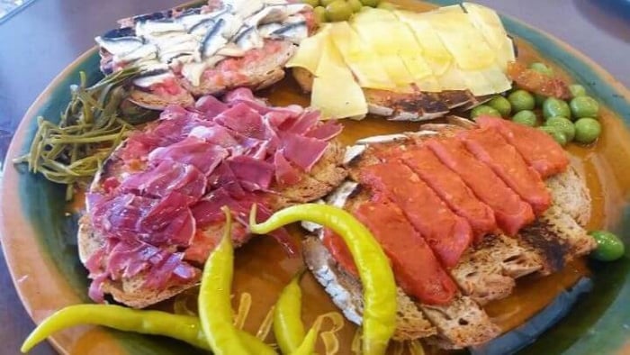 Focus on typical Mallorcan food