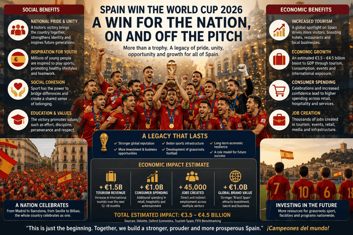 La Segunda Copa del Mundo de España: Qué Dice la Investigación sobre el Efecto Económico