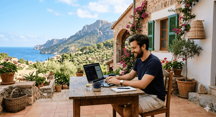 Arbeiten auf Mallorca: Konnektivitaet, Visa und die Ehrliche Realitaet