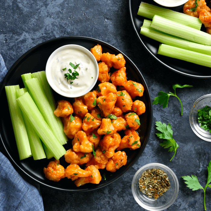 Buffalo Cauliflower Bites