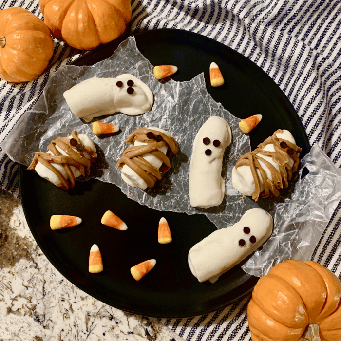 Frozen “Boo-nana” Ghosts and Mummies