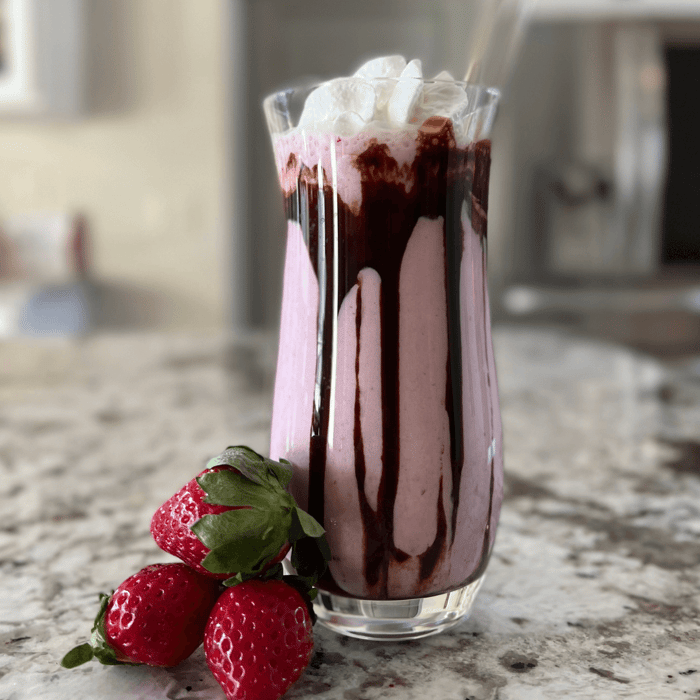 Chocolate Covered Strawberry Shake