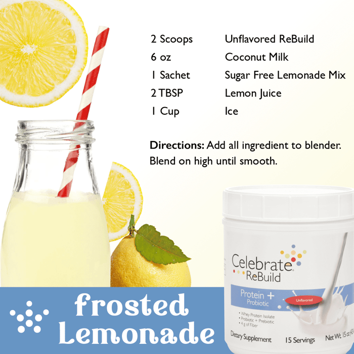 Frosted Lemonade Protein Shake