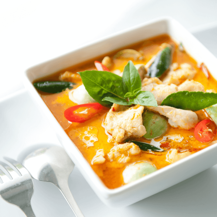 Thai Red Curry Chicken and Vegetables