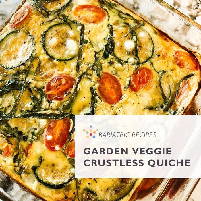 Garden Veggie Crustless Quiche