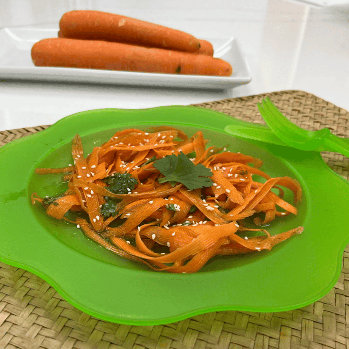 Ribbon Carrot Sesame Salad