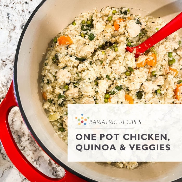 One Pot Chicken, Quinoa, and Veggies