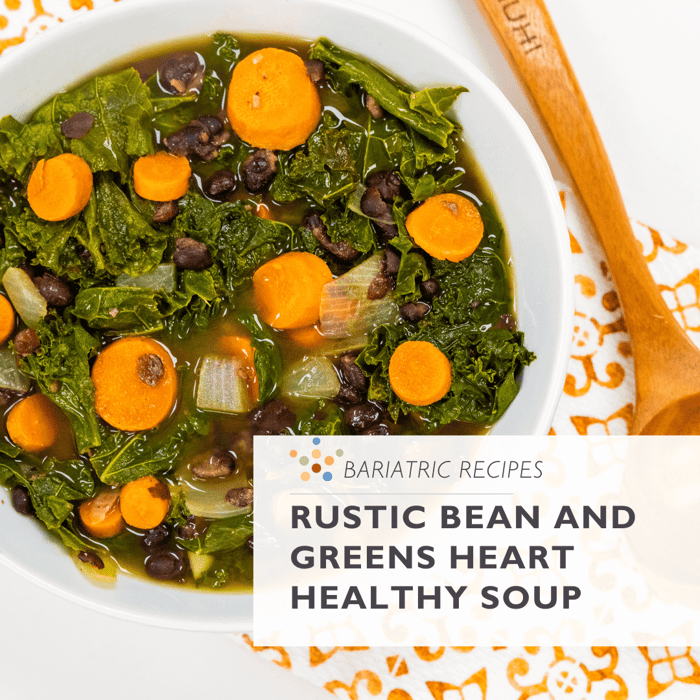 Rustic Bean and Greens Heart Healthy Soup