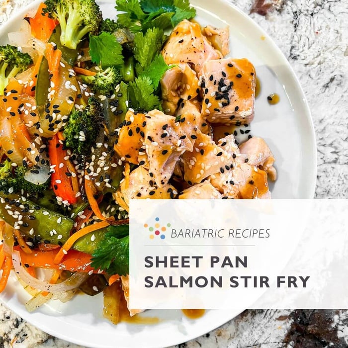 Sheet Pan Salmon Stir Fry