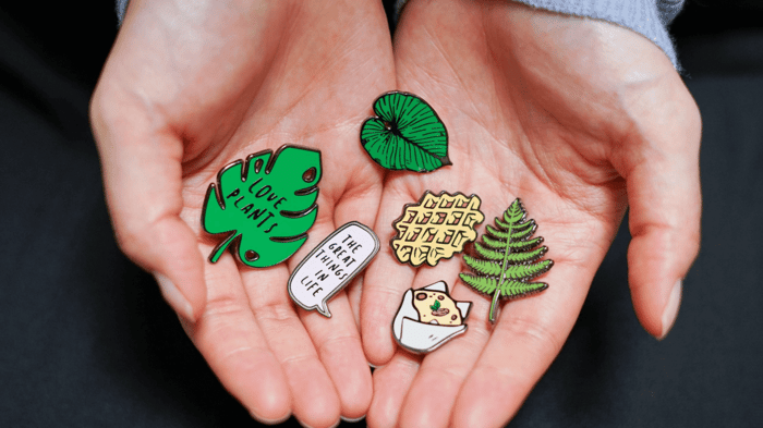 Why do we print on hard enamel pins