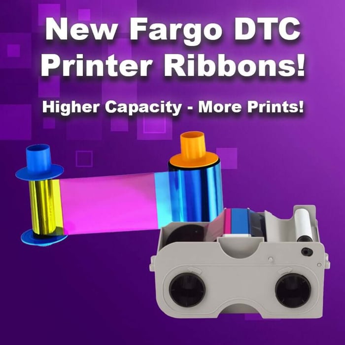Fargo DTC Printer Ribbons: Higher Capacity Upgrade