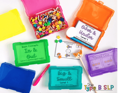 Picture Box Storage in Speech Therapy