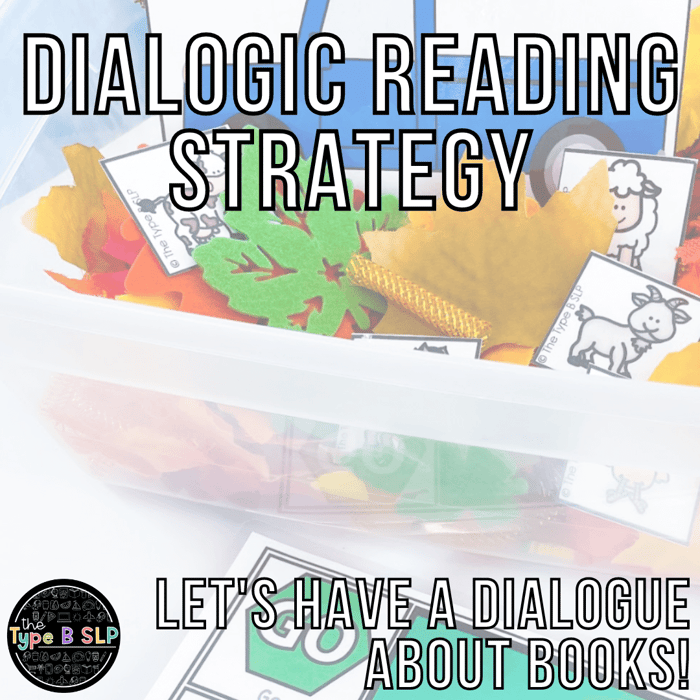 Using a dialogic reading strategy in speech therapy