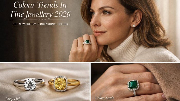 Fine jewellery colour trends in 2026