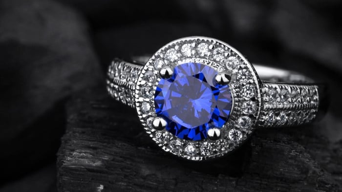 Blue Sapphire and Diamond Jewellery