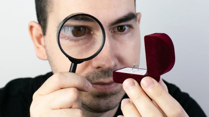 Spotting Faux Diamond Jewellery