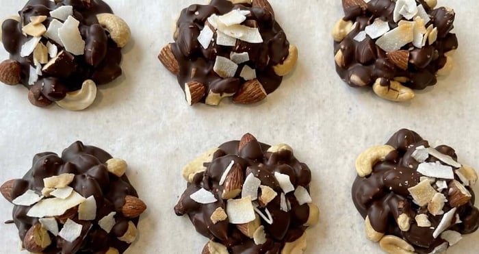 Favorite 4-Ingredient Chocolate Cluster Bites