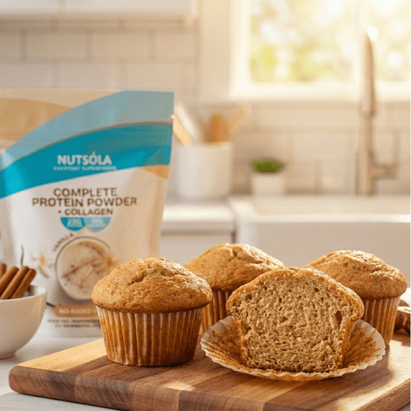 Protein Cinnamon Muffins (No Added Sugar)