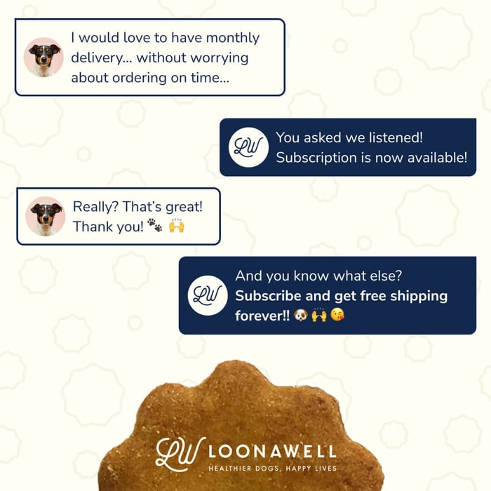 Freshly Baked Dog Treats: Subscription & Free Shipping!
