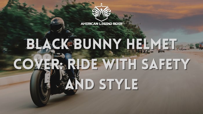 Black Bunny Helmet Cover: Ride with Safety and Style
