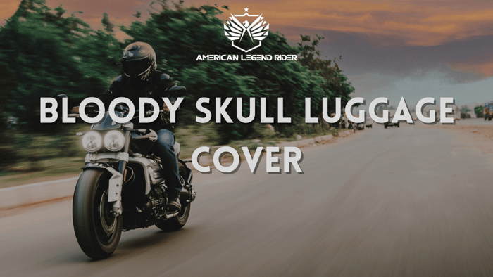 Bloody Skull Luggage Cover