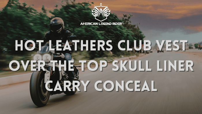 Hot Leathers Club Vest: Ultimate Biker Style and Functionality
