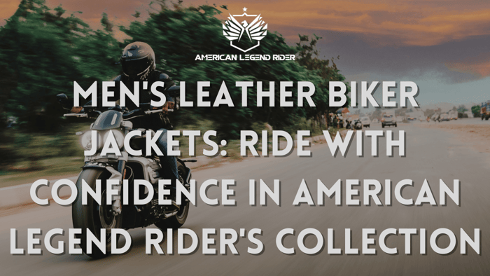 Men's Leather Biker Jackets: Ride with Confidence in American Legend Rider's Collection