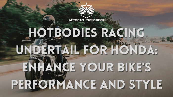 HOTBODIES RACING UNDERTAIL FOR HONDA: Enhance Your Bike's Performance and Style