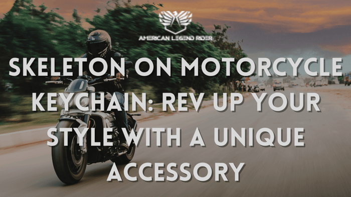 Skeleton on Motorcycle Keychain: Rev Up Your Style with a Unique Accessory