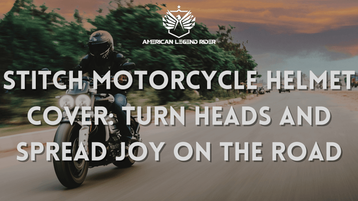 Stitch Motorcycle Helmet Cover: Turn Heads and Spread Joy on the Road