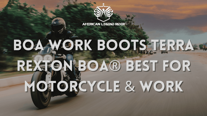 BOA WORK BOOTS TERRA REXTON BOA® BEST FOR MOTORCYCLE & WORK