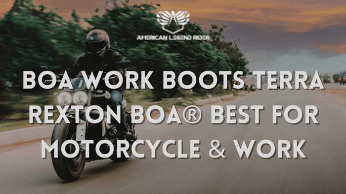 BOA WORK BOOTS TERRA REXTON BOA® BEST FOR MOTORCYCLE & WORK