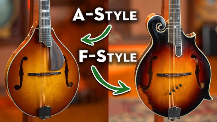 A-Style vs F-Style Mandolins: An In-Depth Comparison
