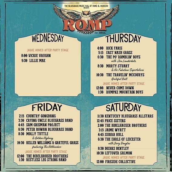 The Acoustic Shoppe Joins ROMP Festival 2024: Don't Miss Out