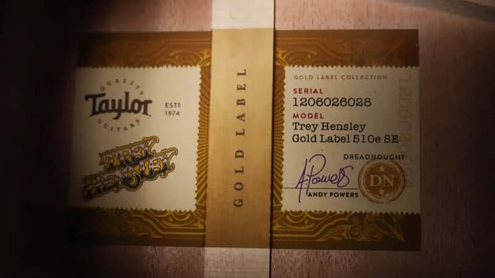 Taylor Trey Hensley Gold Label 510e: A Taylor Built for Bluegrass