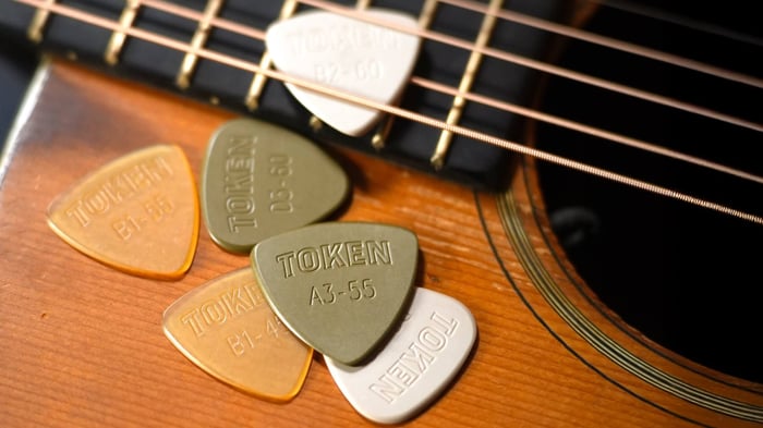 Token Picks: The Bold New Voice in Boutique Guitar Plectrums