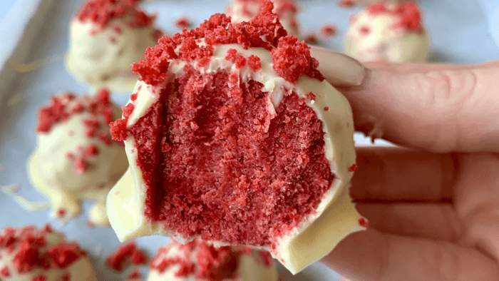 Keto Red Velvet Cake Pops