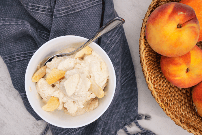 Just Peachy Nice Cream