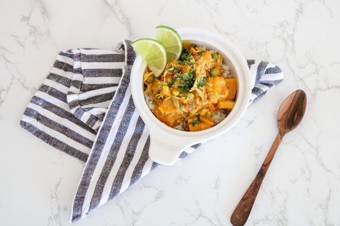 Pumpkin Chicken Curry - Just Pumpkin Powder,  Just Veggies, Just Delicious