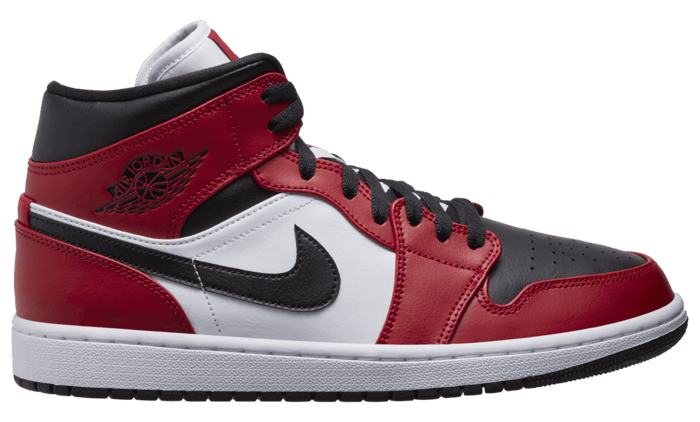 Nike Air Jordan 1 Mid BLACK/BLACK-GYM RED