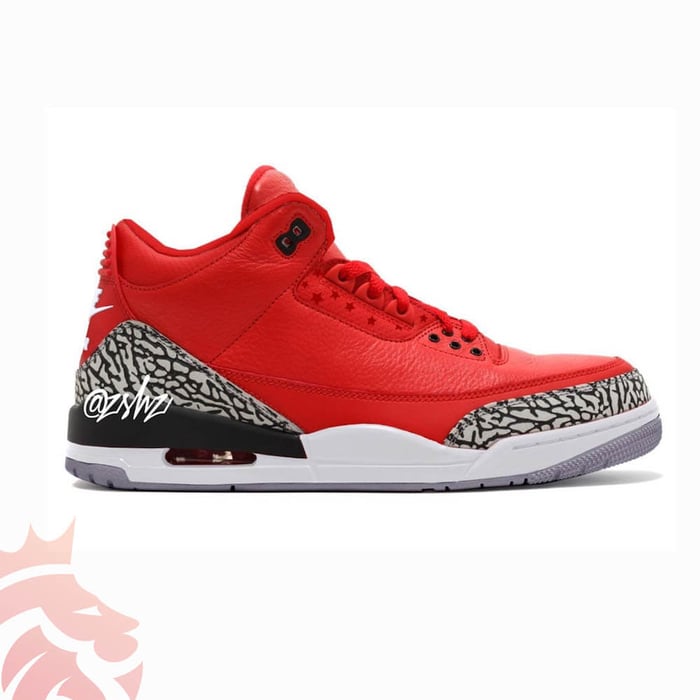 Air Jordan 3 “Red Cement” Coming All-Star Weekend February 2020