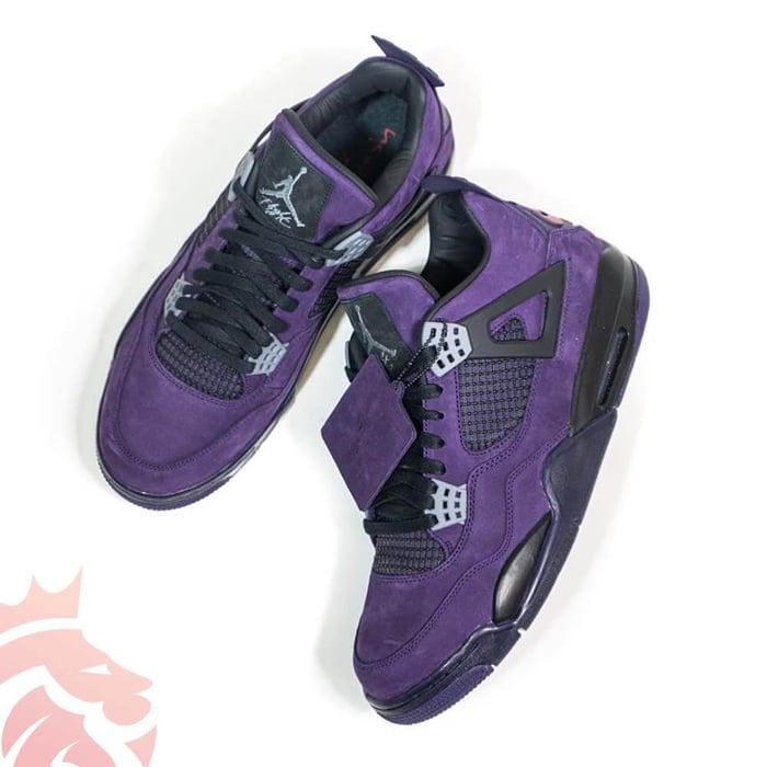 Travis Scott x Air Jordan 4 “Purple Suede” Rumored Public Release 2020