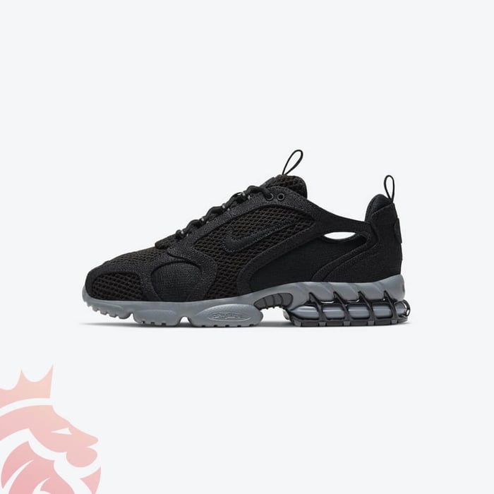 First Look: Stussy Nike Air Zoom Spiridon Cage 2 “Black/Cool Grey”