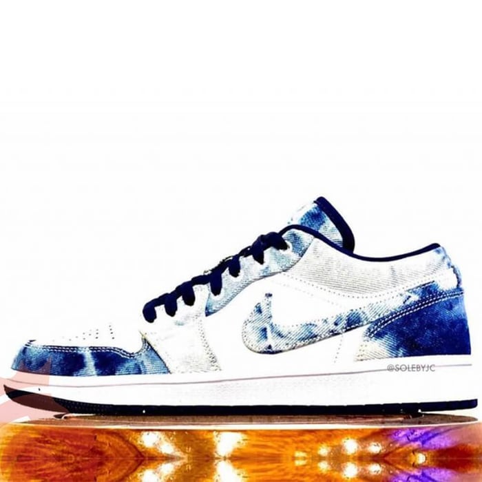 First Look: Air Jordan 1 Low “Washed Denim”