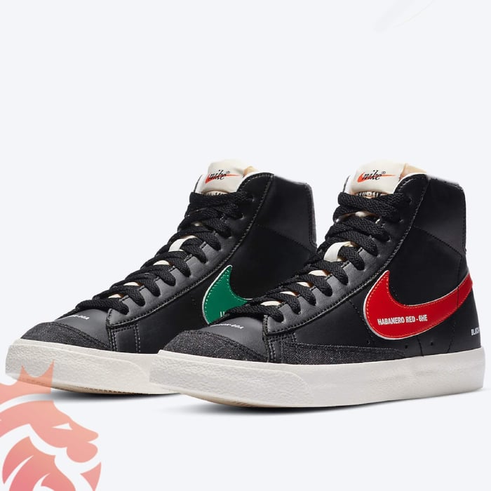 First Look: Nike Blazer Mid ’77 “Color Code” Black Colorway