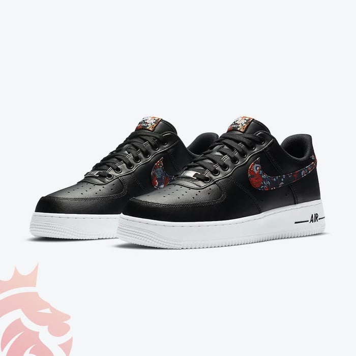 First Look: Nike Air Force 1 Low “Floral Black”