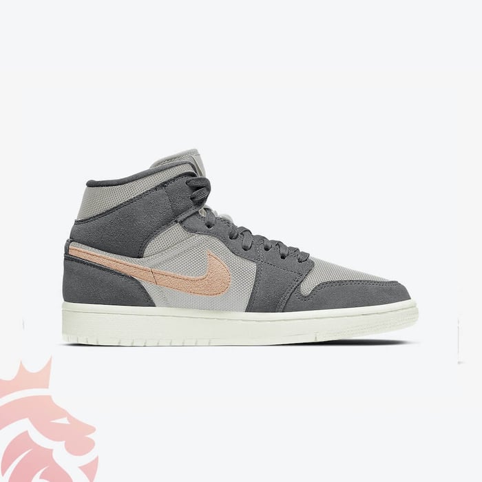 First Look: Air Jordan 1 Mid WMNS “Grey Mesh”