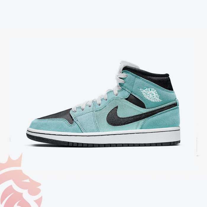 First Look: Air Jordan 1 Mid WMNS “Aqua Blue”