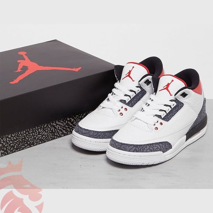 First Look: Air Jordan 3 SE Denim “Fire Red”